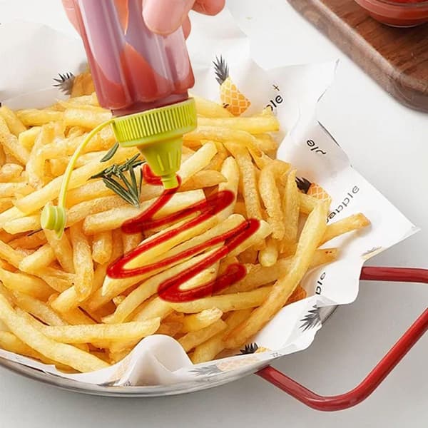 12 kpl Mini Muoviset Kastike Puristepullot Kastikepullot Kastikeastiat Mini Kastikepullot Kastikepullot Ketsuppipullot Tarvikkeet Maustamiseen ja