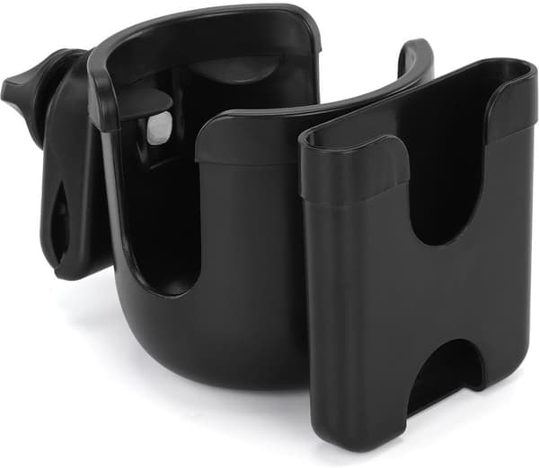 Multifunksjonell koppholder, egnet for barnevogner, scootere og rullestoler, Inkluderer telefonholder, 360° roterbar design