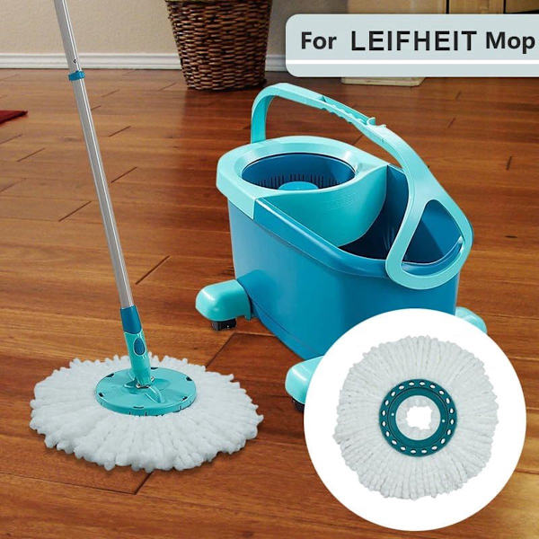 ING 4 Erstatningsmoppehoder - For Leifheit Clean Twist Disc Moppesystemer