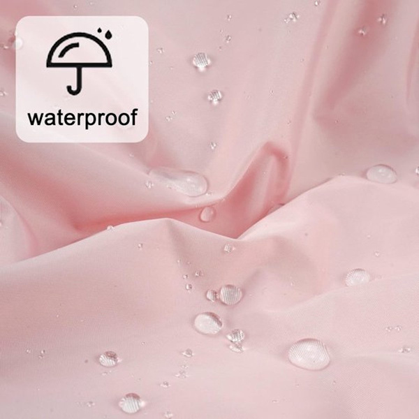 Stor vandtæt badehætte - vaskbar elastik - badehætte til langt hår - til tørring af hår - pink