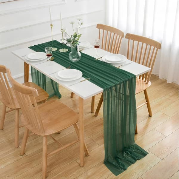 Bordløber tekstiler og dug 75x300cm – Grøn