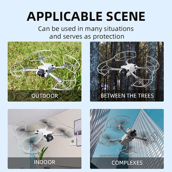 ING Egnet for DJI Mini 4 Pro Drone – Propellbeskyttelse (Antikollisjon) (Dronetilbehør)