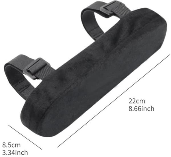 Kontorstol med 2 armlænspuder - Ergonomisk design - Armstøtte - Universal