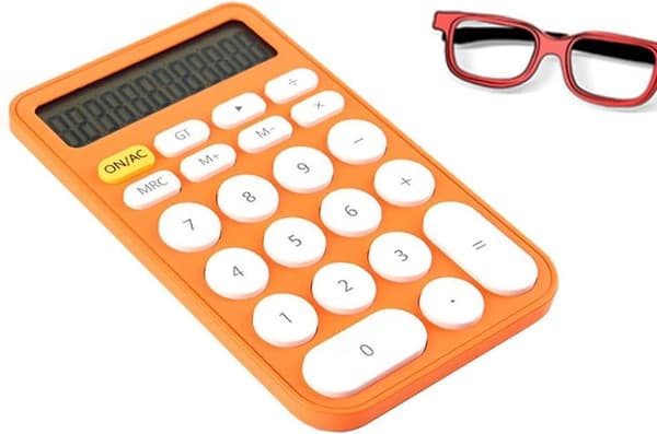 Lommeregner, Orange, Kontor, Elektronisk, Bærbar, Mini, Udendørs