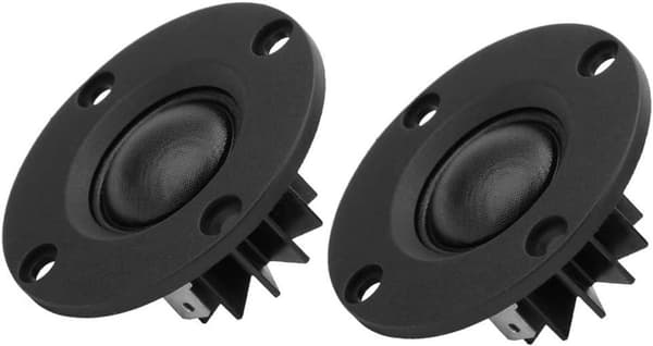 2-pak 2 tommer HIFI-højttaler til lydsystemer, 6Ω 30W, diskant effektforstærker, horn
