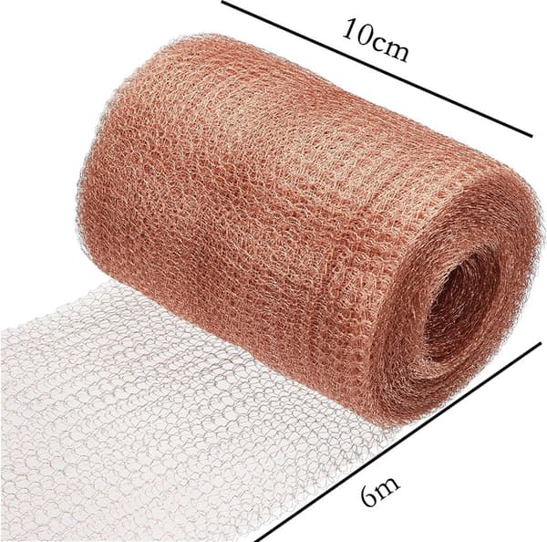 6 meter anti-snigel koppartrådsnät - insektsäker kopparväv