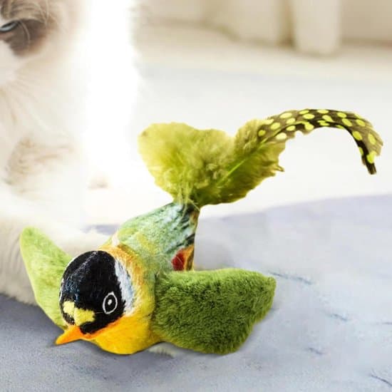 ING Kattleksaker - Kattleksaker med kattmynta - Inomhus kattleksak pouncing bird