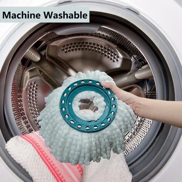 ING 4 Ersättningsmopphuvuden - För Leifheit Clean Twist Disc Moppsystem