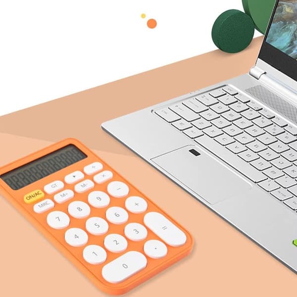 Lommeregner, Orange, Kontor, Elektronisk, Bærbar, Mini, Udendørs