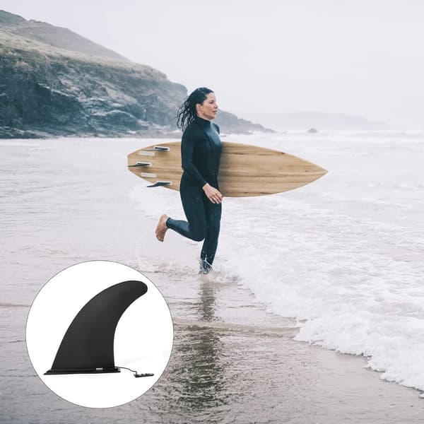 ING Universal 20 cm Udtrækkelig Surfbræt- og Paddleboard-finne, Forstærket Erstatningsfinne til Paddleboard-tilbehør