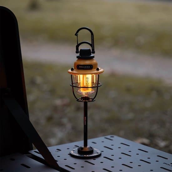Campinglys - LED-lanterne - Oppladbart campinglys – 3-farget lys + SOS-nødmodus