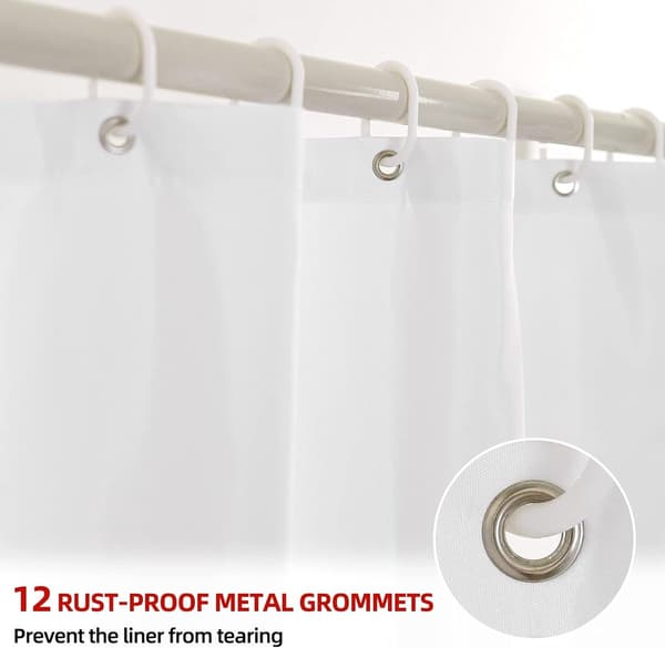 ING Duschdraperi Gradient Duschdraperi Vattentätt Draperi Mögelresistent Duschdraperi Lätt att installera Polyester Med krokar Lila 180*180cm