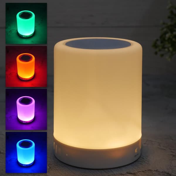 Fargerik LED-stripe Bluetooth-høyttaler - Trådløs - USB-lading - Berøringskontroll - Dimbar - Nattlys - Campinglys - Hagelys