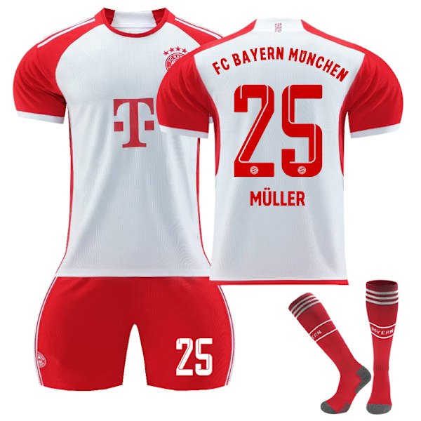 2023-2024 Bayern München jalkapallopaita lapsille nro 25 Müller 22