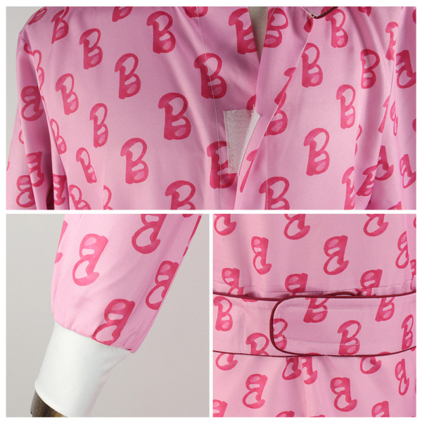 Voksen Barbie Outfit Til Mænd Ken Cosplay Kostumer Rosa Jumpsuit Z S