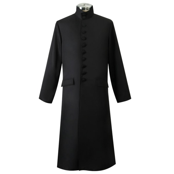 Professori Severus Snapen cosplay-asu Halloween joulu W V Black XL