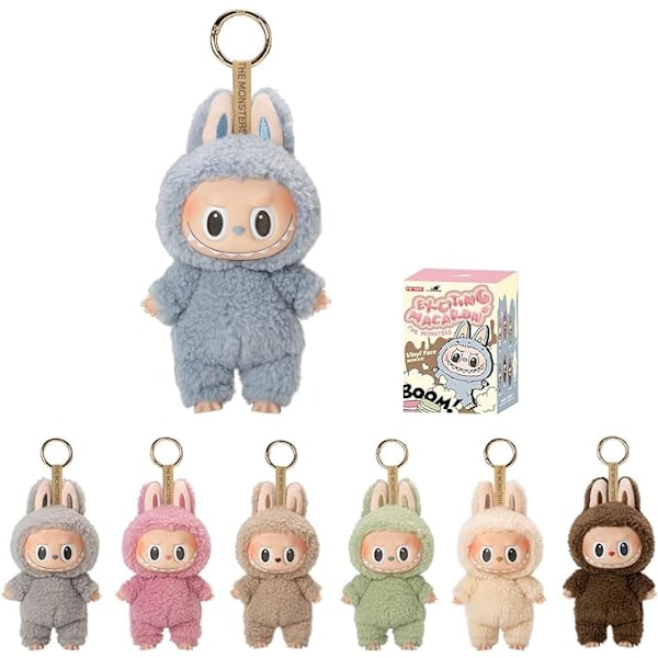 1 st POP MART LABUBU The Monsters Spännande Macaron Plyschdockor Figur Leksaker Blind Boxes (Färg Slumpmässig) 1 ZZZ 1