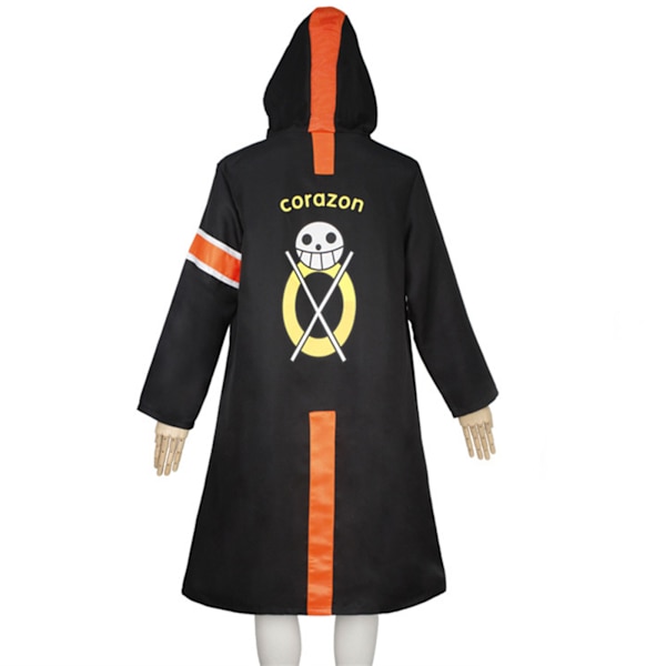 One Piece cosplay-kostymer Trafalgar Law Tredje generationens cospl Yz Black XXL