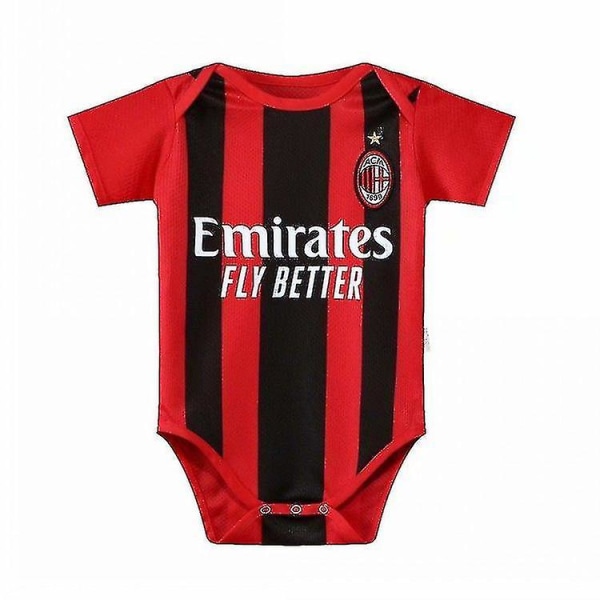 22 AC Milan Fodboldtrøjer Baby Crawlwear Bodysuits S(67-79cm)