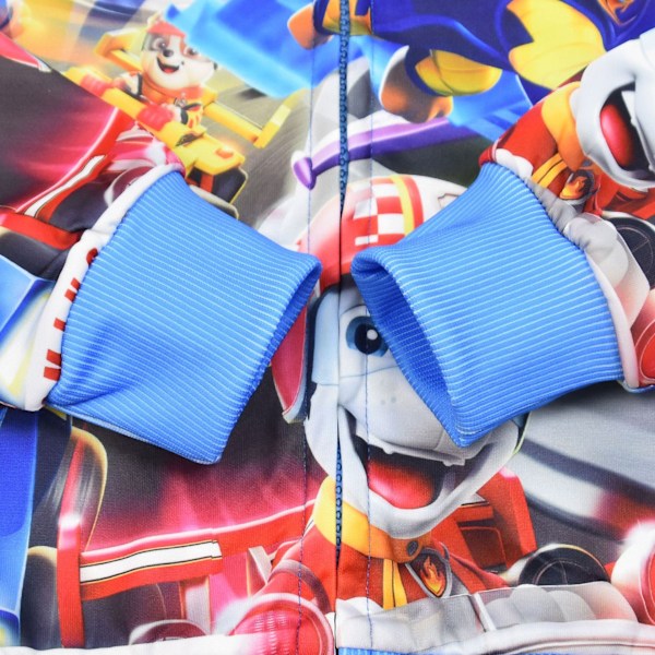 Tecknad barnjacka Paw Patrol Kläder Dragkedja Hooded V 140CM