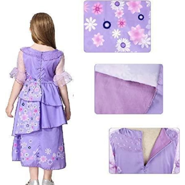 Encanto Isabela Madrigal Kjole Maskeklædning lilla Z purple 152