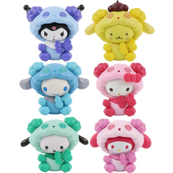 Mub- Melodifigur Sanrio Kanel Hund Culomi legetøj 6 stor jordbær Melody G
