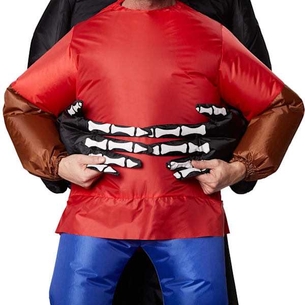 tectake Oppustelig kostume Døden multicolor