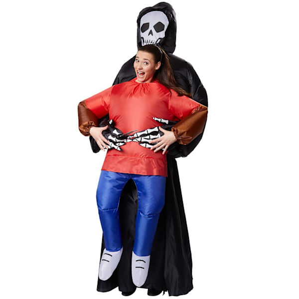 tectake Oppustelig kostume Døden multicolor