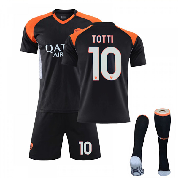 /21 Rome Away Jersey Set Barn Vuxna Fotbollströja Träningströja No.10 TOTTI No.10 TOTTI 20