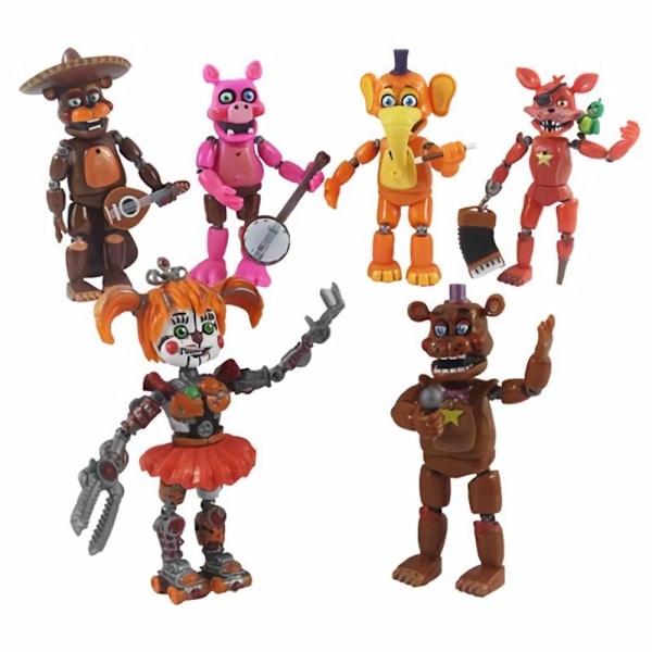 FNAF Toys Action Figurer STIL 2 Style 2