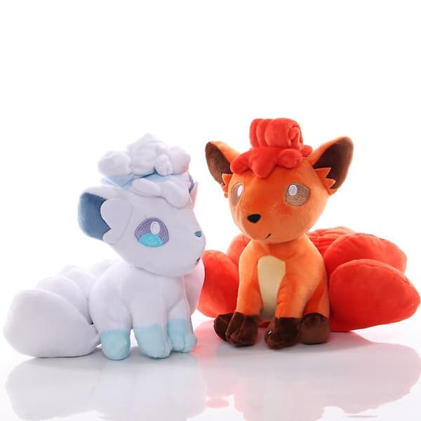20cm Vulpix Alola Vulpix pehmolelu pehmo pehmoinen pehmo White
