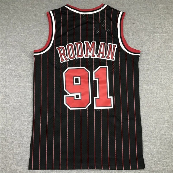 Ny 2023 baskettrøye #91 Pippen Rodman T-skjorte style 2 XL