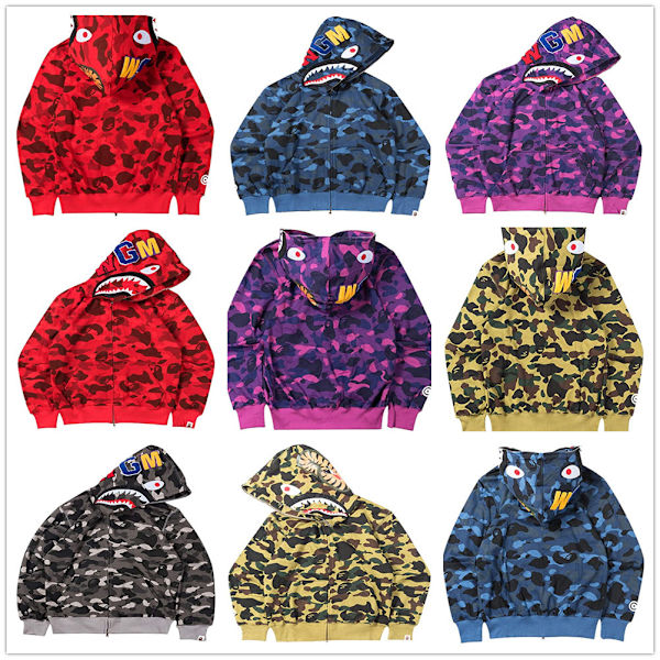 hark Hoodie Dragkedja Jacka weater Jacket Topp Z S