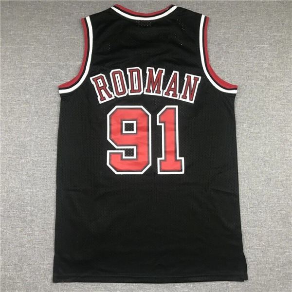 Ny 2023 baskettrøye #91 Pippen Rodman T-skjorte style 1 XL