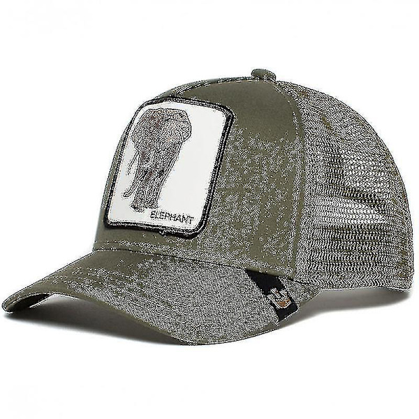 Vuxen Black Panther Mesh Cap Sommar Baseball Cap Trucker Cap y Elephant