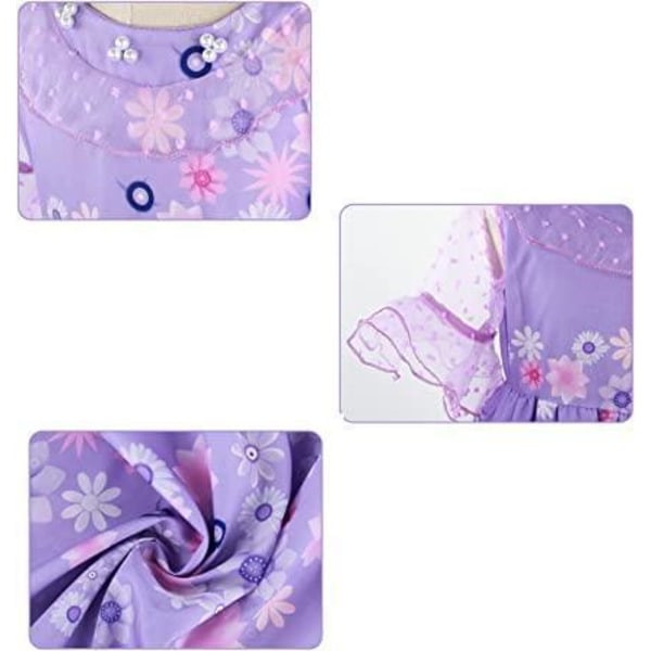 Encanto Isabela Madrigal Klänning Maskeraddräkt purple Z purple 140