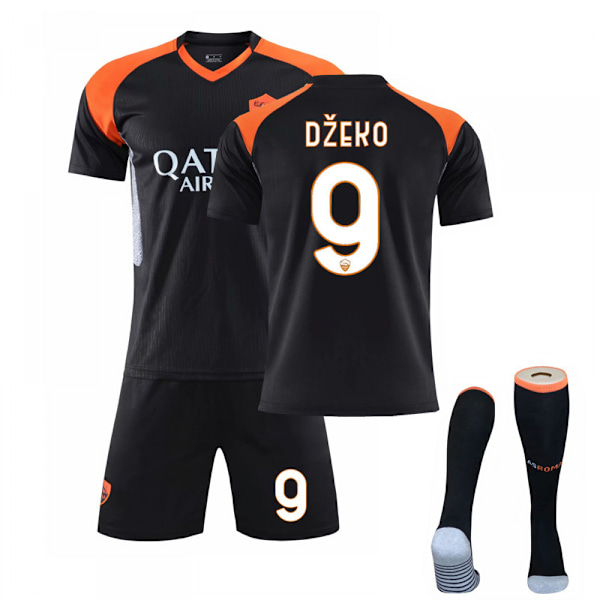/21 Rome Away Jersey Set Barn Vuxna Fotbollströja Träningströja No.9 DZEKO No.9 DZEKO 20