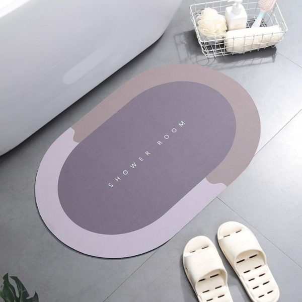 Badmatta Anti-Slip Matta LJUSROSA 40X60CM Light Pink 40x60cm