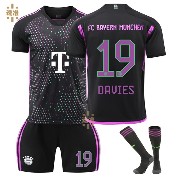 Gos- 2324 FC Bayern Tröjor Fotballdrakter 19 DAVIES Z S
