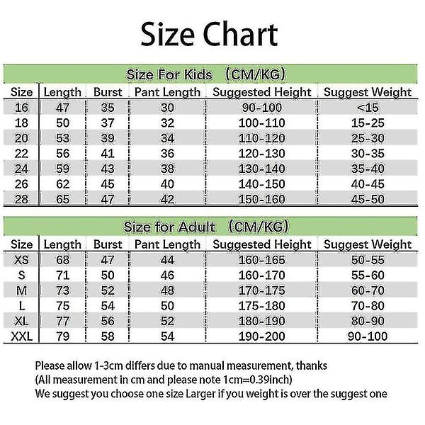 Paris fotballdraktsett Barn Ungdom Voksen Mbappe/Messi/Neymar T-skjorte drakt Ingen nummer y No number XL(180-190cm)