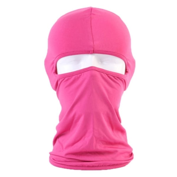 Baclava - skidmask - huva - Huvudhuva - Cykelmask solskydd - Perfet V Rose Red