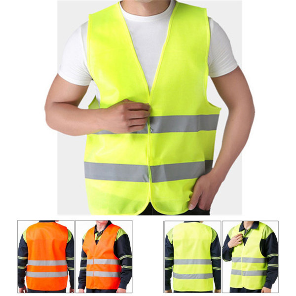 Refleksvest med ekstra god reflektion Orange