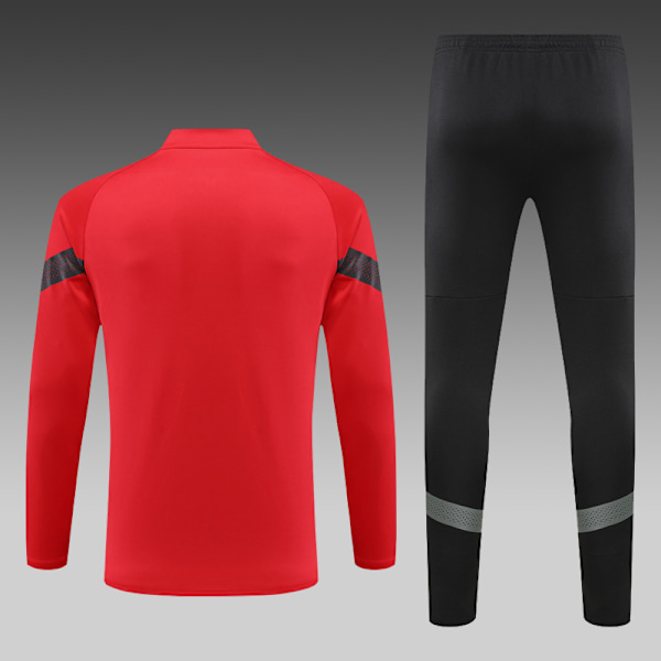 22-23 ny säsong AC Milan vuxen/barn långärmad jerseydräkt red V red 10#