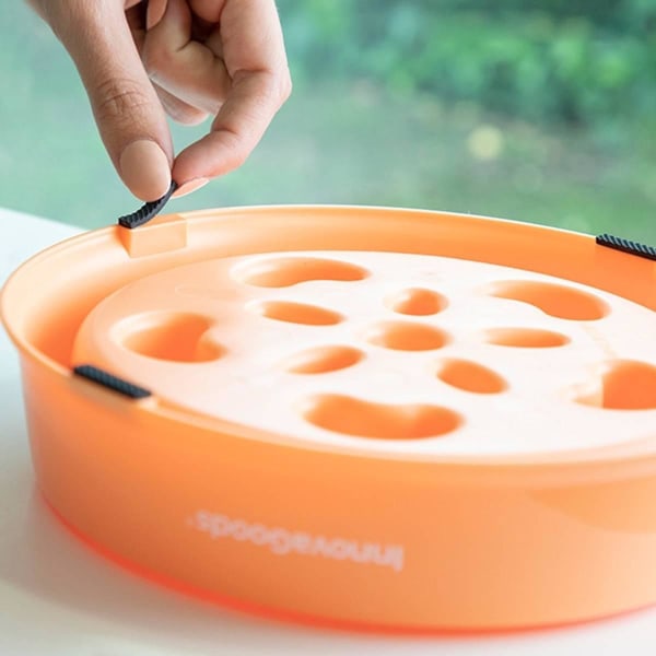 Matskål till Hund - Slow Feeder y orange