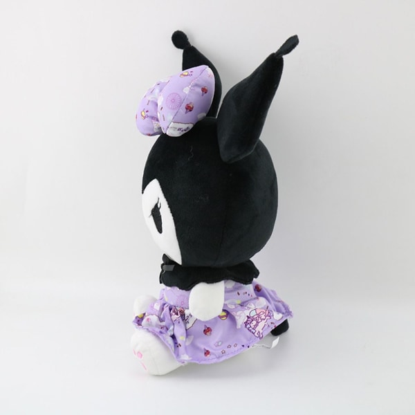 Søte My Melody Cartoon Kuromi Plyslegetøj Purple Skirt