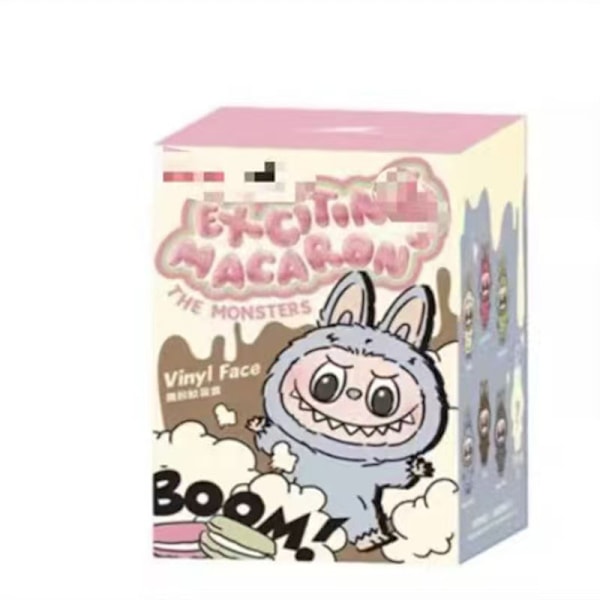 1 kpl POP MART LABUBU The Monsters Jännittäviä Macaron Pehmolelut Hahmo Lelut Blind Boxes (Väri Satunnainen) 1 Yksittäispakkaus