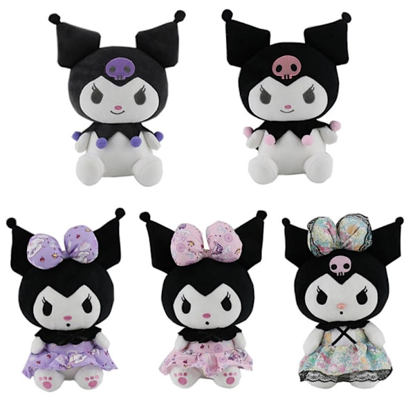 Suloiset My Melody Cartoon Kuromi -pehmolelut Purple Skirt