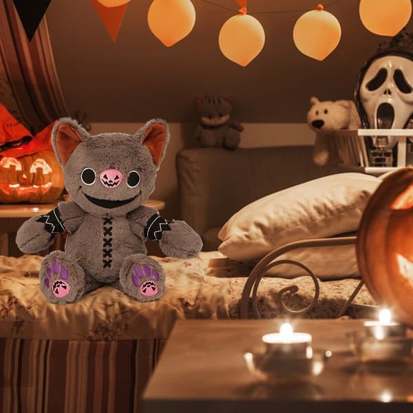 Suloinen Devil Pumpkin Cat Halloween -pehmolelu Z