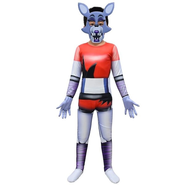 Five Bear Bonnie Bear Costume Game Fnaf Foxy Chica Bonnie Freddy Cosplay Kostymer Fancy Nightmare Halloween kostyme for barn V 139 160(11-12Y)