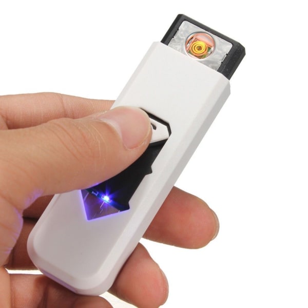 USB-tändare / lighter laddningsbar vit/svart